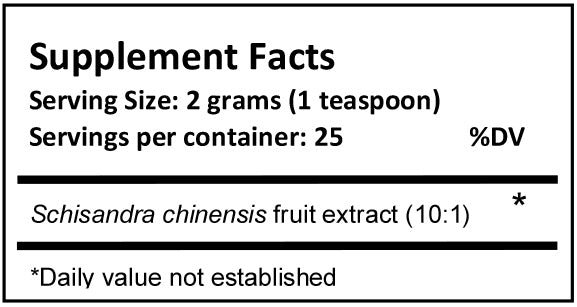 Schisandra extract powder 50 grams - JingHerbs