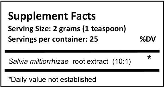 Chinese Salvia extract powder 50 grams - JingHerbs