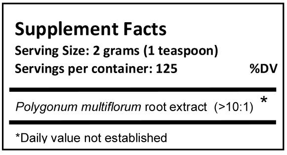 He Shou Wu Extract Powder - JingHerbs