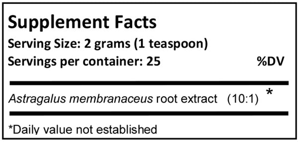 Astragalus extract powder 50 grams - JingHerbs