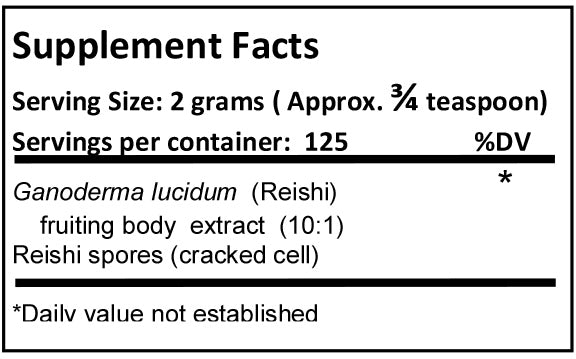 Reishi extract powder  250 grams - JingHerbs