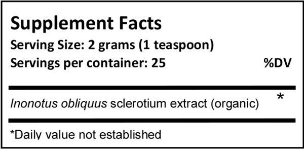 Chaga Powder 250 grams - JingHerbs