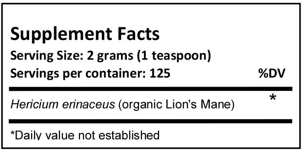 Lion's Mane Extract Powder 50g - JingHerbs