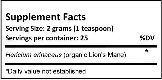 Lion's Mane powder 50g - JingHerbs