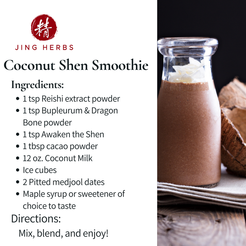 Coconut Shen Smoothie Recipe Bundle - JingHerbs